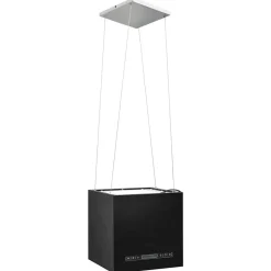 vidaXL Cocina Y Comedor-Campana extractora colgante táctil LCD acero recubierto 37 cm