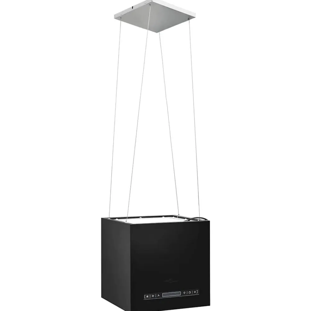 vidaXL Cocina Y Comedor-Campana extractora colgante táctil LCD acero recubierto 37 cm