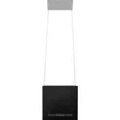vidaXL Cocina Y Comedor-Campana extractora colgante táctil LCD acero recubierto 37 cm