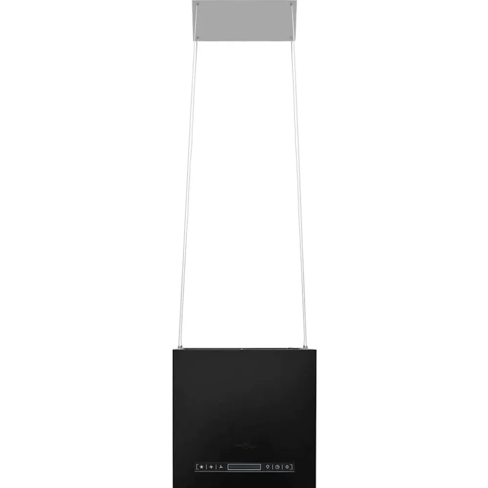 vidaXL Cocina Y Comedor-Campana extractora colgante táctil LCD acero recubierto 37 cm