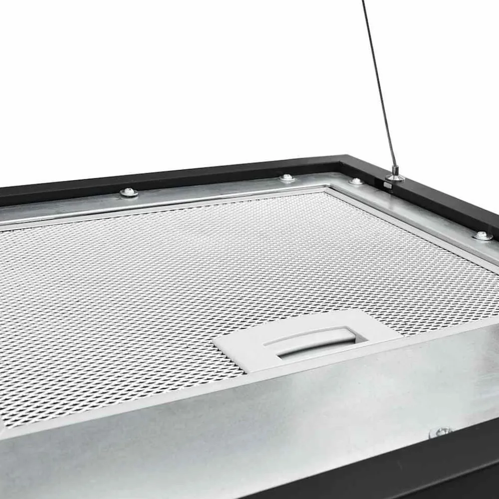 vidaXL Cocina Y Comedor-Campana extractora colgante táctil LCD acero recubierto 37 cm