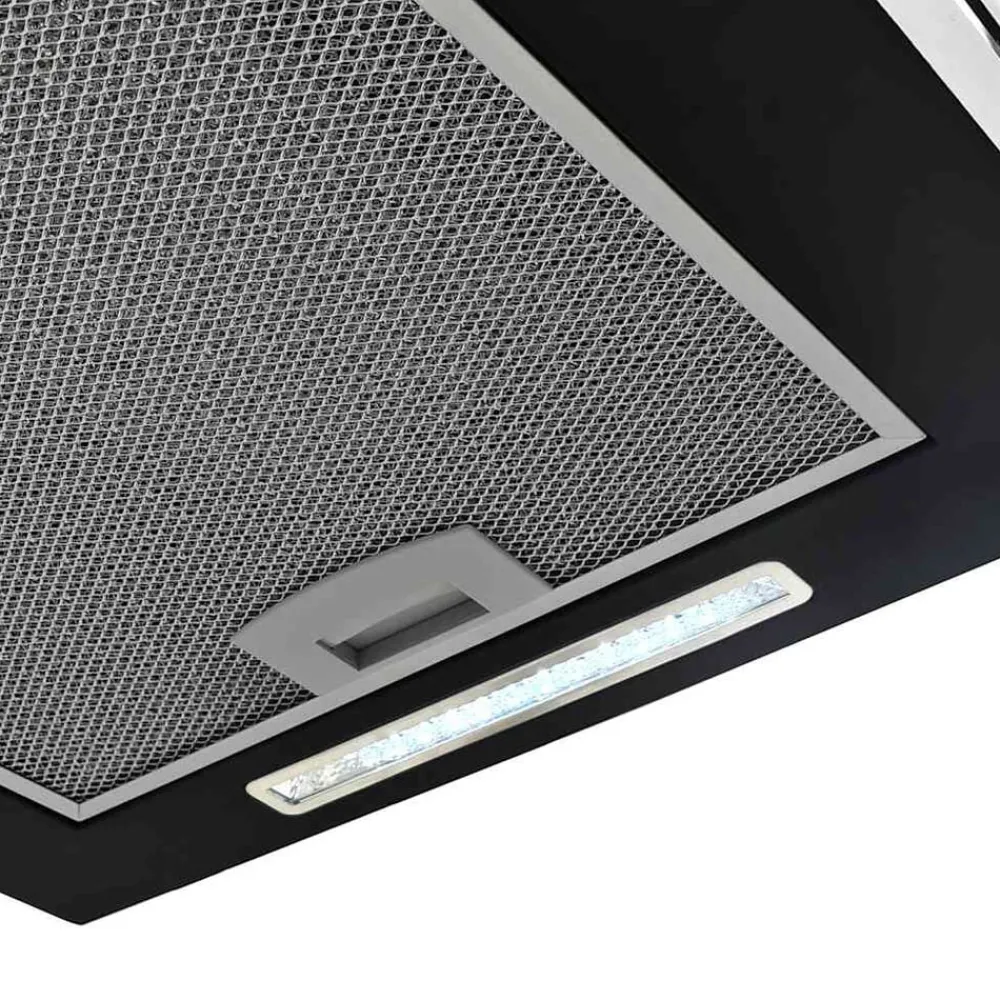 vidaXL Cocina Y Comedor-Campana extractora colgante táctil LCD acero recubierto 37 cm