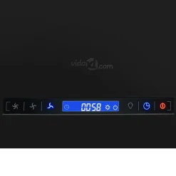 vidaXL Cocina Y Comedor-Campana extractora colgante táctil LCD acero recubierto 37 cm