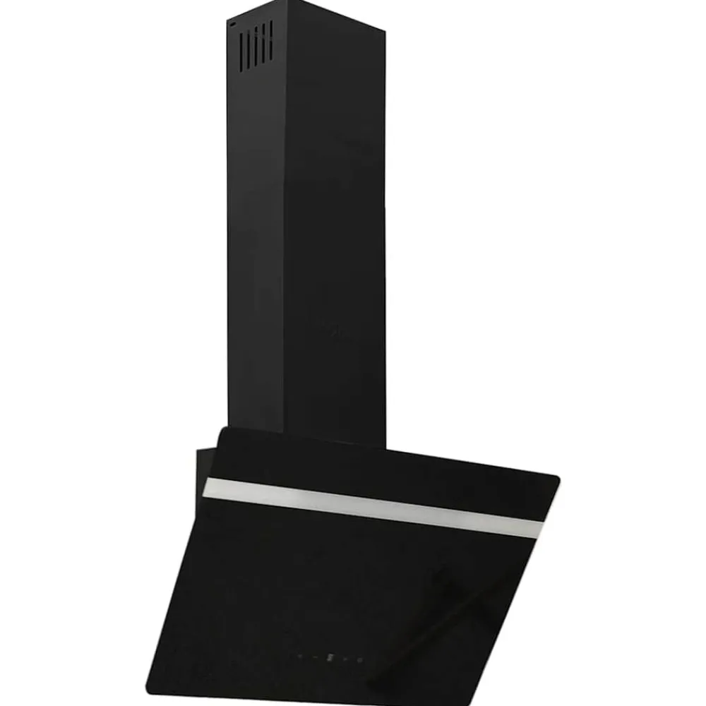 vidaXL Cocina Y Comedor-Campana extractora pared acero y vidrio templado 60 cm