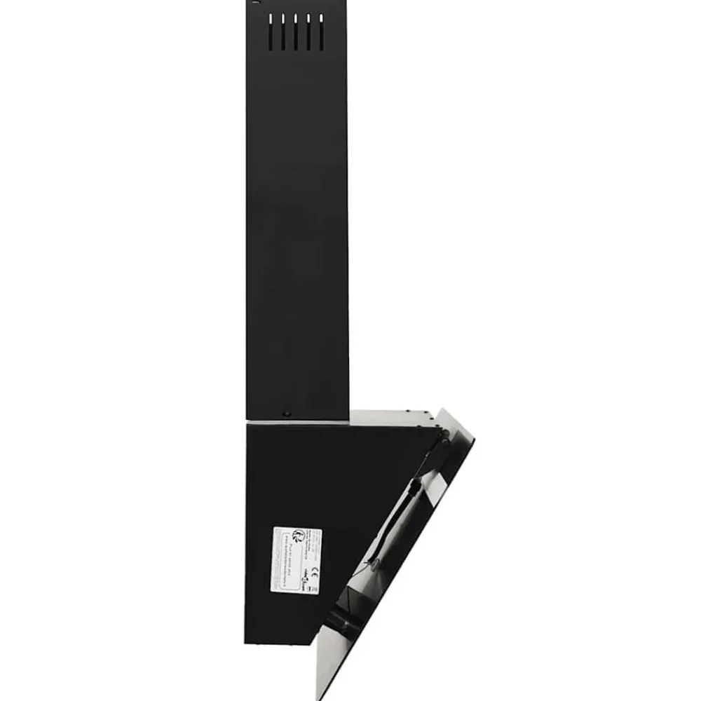vidaXL Cocina Y Comedor-Campana extractora pared acero y vidrio templado 60 cm
