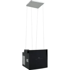 vidaXL Campana extractora de isla sensor táctil LCD vidrio templado Outlet