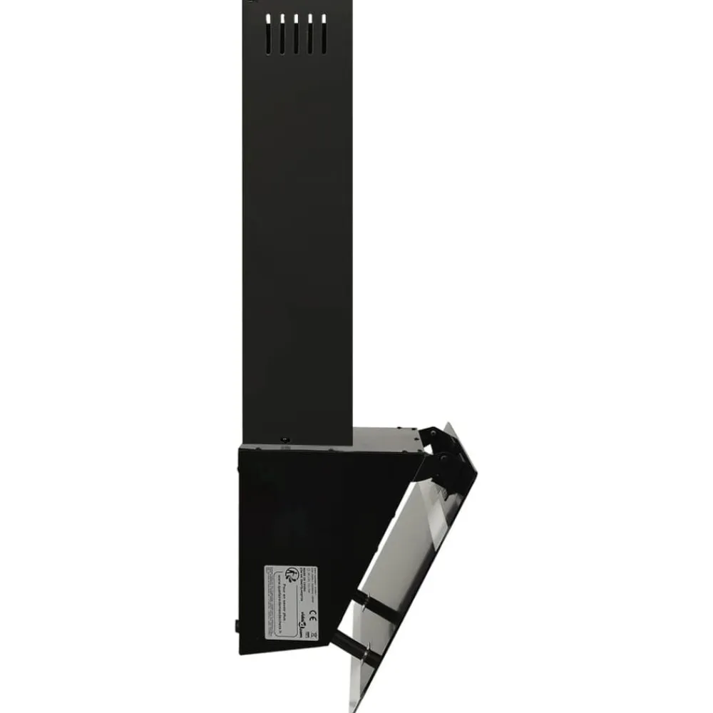vidaXL Cocina Y Comedor-Campana extractora pared acero y vidrio templado 60 cm