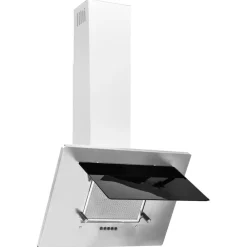 vidaXL Cocina Y Comedor-Campana extractora acero inox y vidrio templado 60 cm