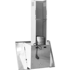 vidaXL Cocina Y Comedor-Campana extractora acero inox y vidrio templado 60 cm