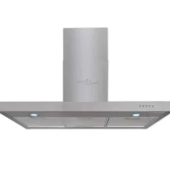 vidaXL Campana extractora plana acero inoxidable 900 mm Outlet