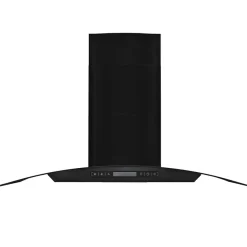 vidaXL Cocina Y Comedor-Campana extractora pared 90 cm acero inoxidable 756 m³/h negro