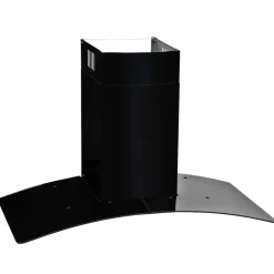 vidaXL Cocina Y Comedor-Campana extractora pared 90 cm acero inoxidable 756 m³/h negro