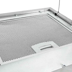 vidaXL Campana extractora colgante táctil LCD acero inoxidable 37 cm Plateado Hot