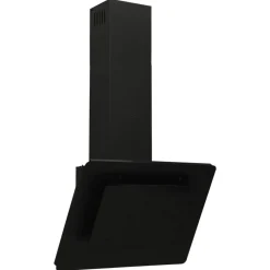 vidaXL Campana extractora acero inoxidable vidrio templado 60 cm Negro Outlet