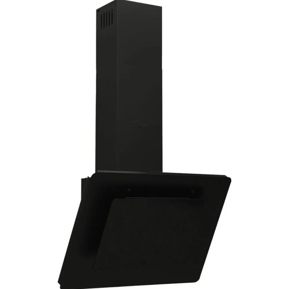 vidaXL Campana extractora acero inoxidable vidrio templado 60 cm Negro Outlet