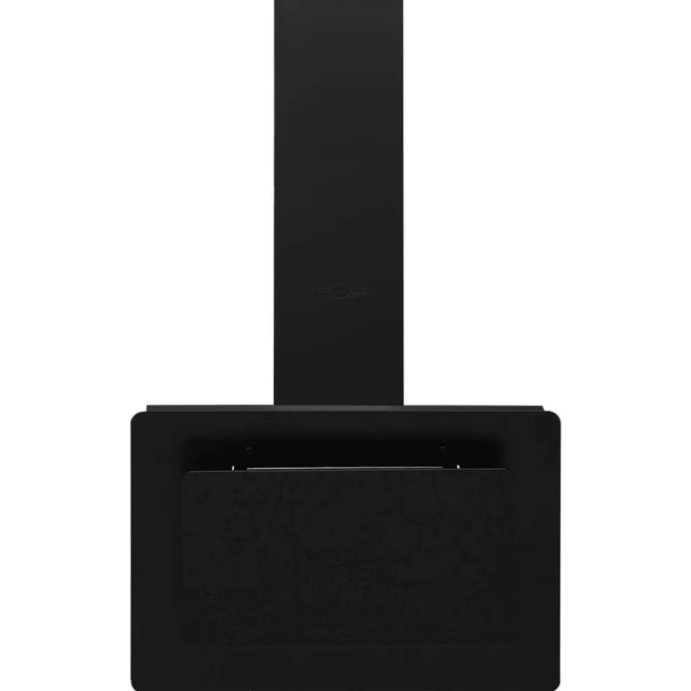 vidaXL Campana extractora acero inoxidable vidrio templado 60 cm Negro Outlet