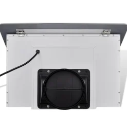 vidaXL Campana extractora cristal templado 600 mm Blanco Discount