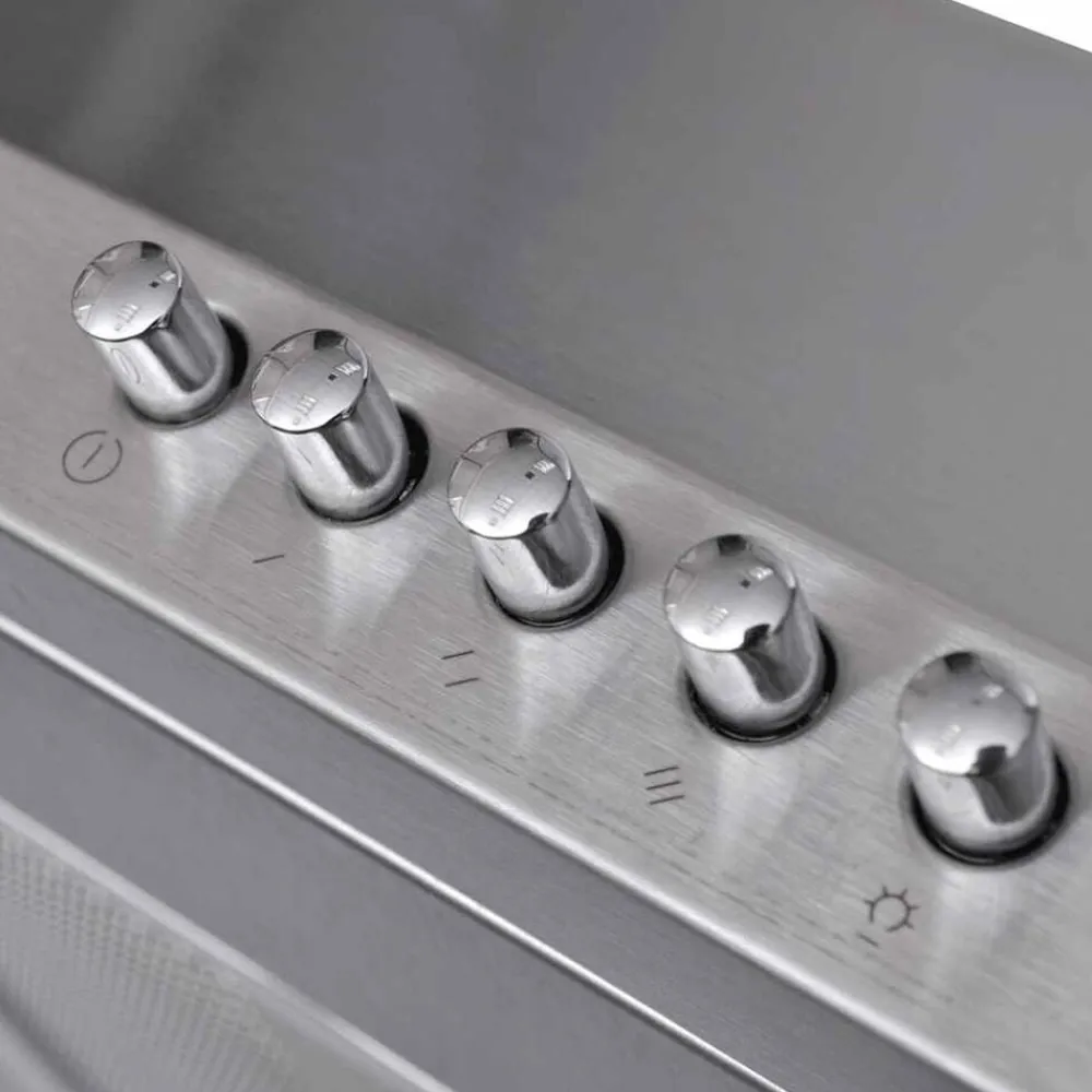 vidaXL Cocina Y Comedor-Campana extractora acero inoxidable 600 mm