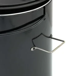vidaXL Cañón para gulasch con chimenea y tapa acero esmaltado Hot