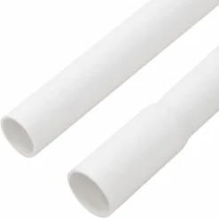 vidaXL Canaletas para cables con clips PVC Ø16 mm 10 m Hot