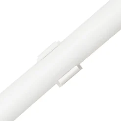 vidaXL Canaletas para cables con clips PVC Ø16 mm 10 m Hot