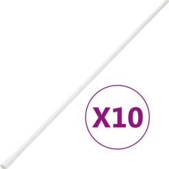 vidaXL Electrónica-Canaletas para cables PVC Ø16 mm 10 m