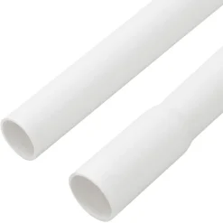vidaXL Electrónica-Canaletas para cables PVC Ø16 mm 10 m