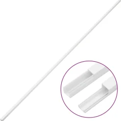 vidaXL Canaletas para cables PVC 10x10 mm 10 m Best