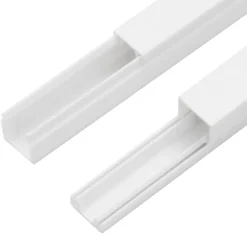 vidaXL Canaletas para cables PVC 10x10 mm 10 m Best