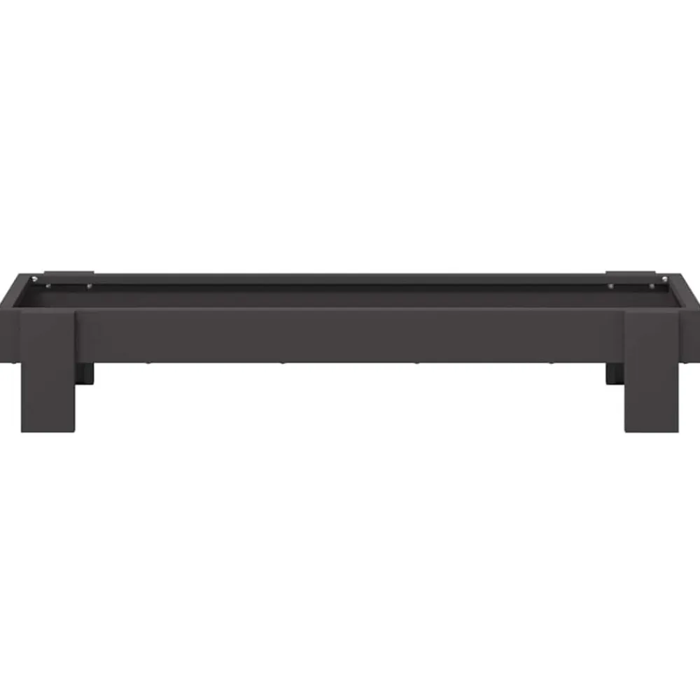 vidaXL Canalón de alimentación para pollos 80 x 28 x 13.5 cm Negro Online