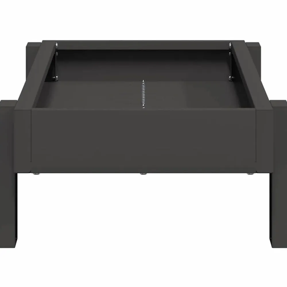 vidaXL Canalón de alimentación para pollos 80 x 28 x 13.5 cm Negro Online