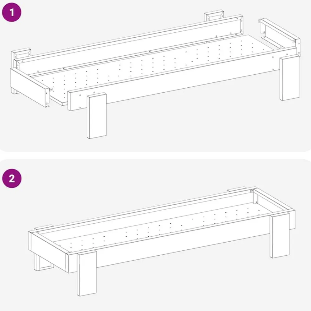 vidaXL Canalón de alimentación para pollos 80 x 28 x 13.5 cm Negro Online