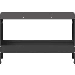 vidaXL Canalón de alimentación para pollos 81 x 32 x 53,5 cm Negro Online