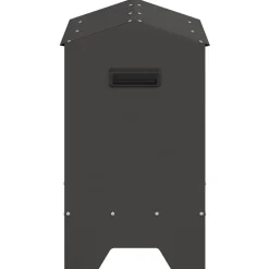 vidaXL Canalón de alimentación para pollos 81 x 32 x 53,5 cm Negro Online