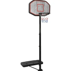 vidaXL Canasta de baloncesto polietileno 258-363 cm Negro New