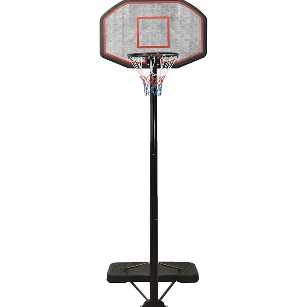 vidaXL Canasta de baloncesto polietileno 258-363 cm Negro New
