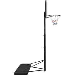 vidaXL Canasta de baloncesto polietileno 258-363 cm Negro New