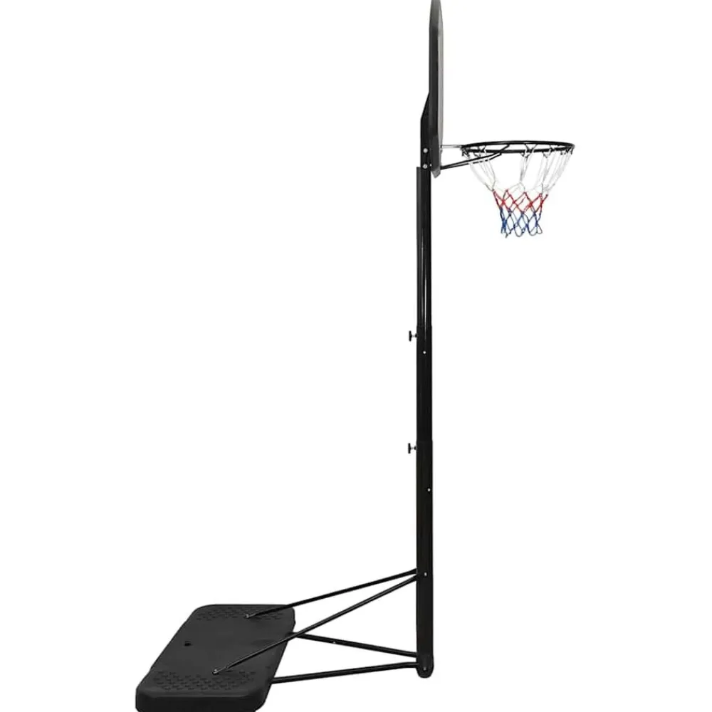 vidaXL Canasta de baloncesto polietileno 258-363 cm Negro New