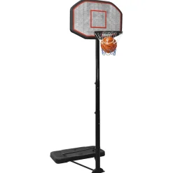 vidaXL Canasta de baloncesto polietileno 258-363 cm Negro New