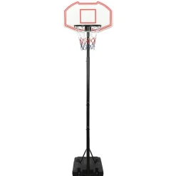 vidaXL Equipamiento Para Atletismo-Canasta de baloncesto polietileno 282-352 cm