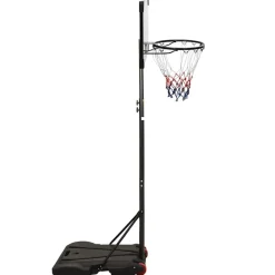 vidaXL Equipamiento Para Atletismo-Canasta de baloncesto policarbonato transparente 216-250 cm