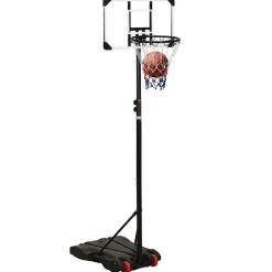 vidaXL Equipamiento Para Atletismo-Canasta de baloncesto policarbonato transparente 216-250 cm