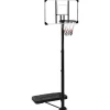 vidaXL Canasta de baloncesto policarbonato transparente 256-361 cm