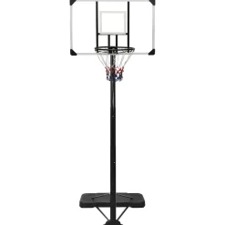 vidaXL Canasta de baloncesto policarbonato transparente 256-361 cm