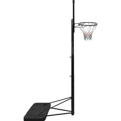 vidaXL Canasta de baloncesto policarbonato transparente 256-361 cm