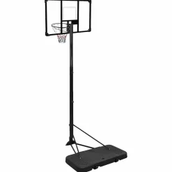 vidaXL Canasta de baloncesto policarbonato transparente 256-361 cm