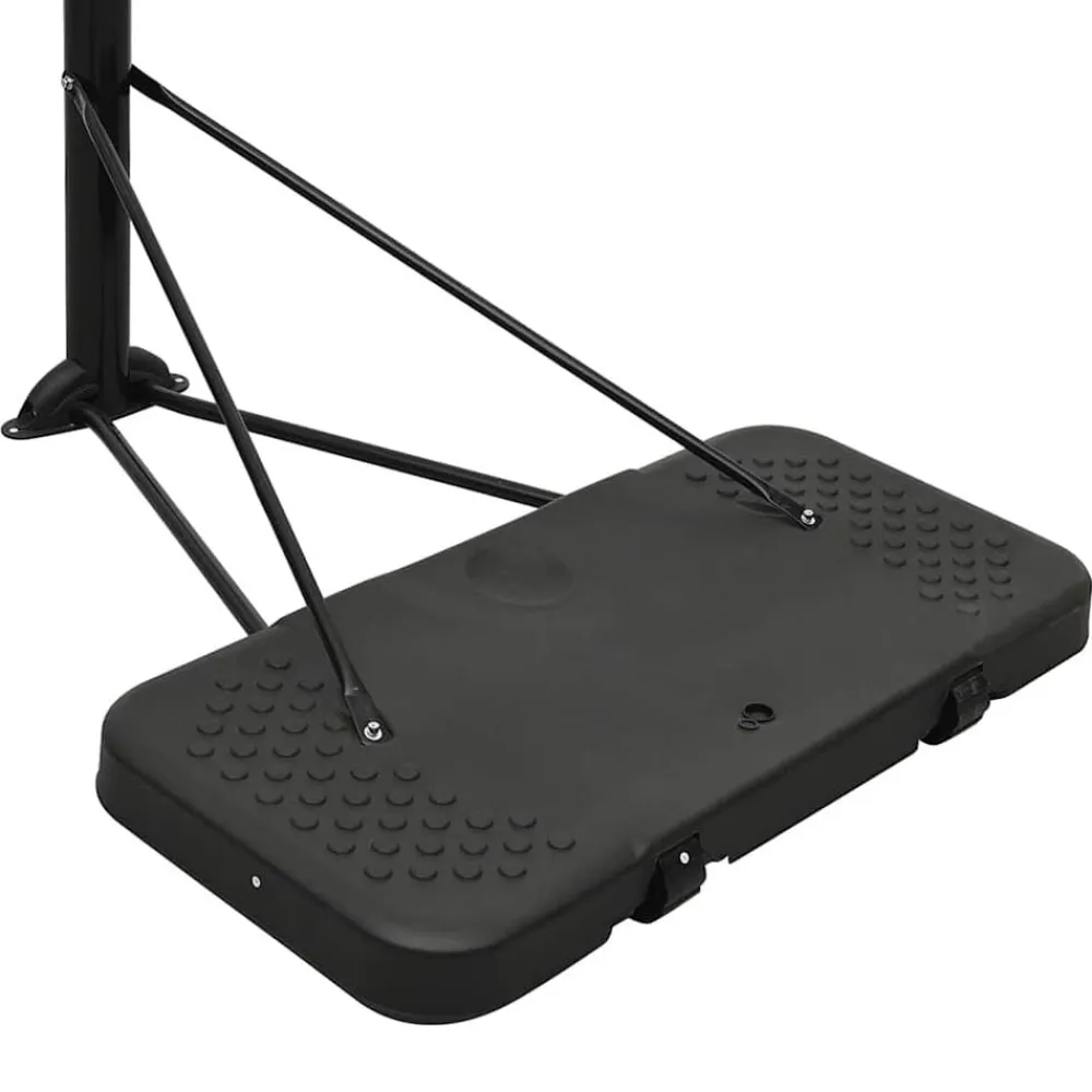 vidaXL Canasta de baloncesto policarbonato transparente 256-361 cm