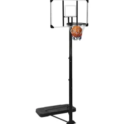 vidaXL Canasta de baloncesto policarbonato transparente 256-361 cm