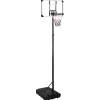 vidaXL Equipamiento Para Atletismo-Canasta de baloncesto policarbonato transparente 280-350 cm