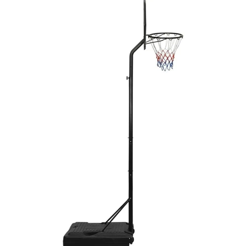 vidaXL Canasta de baloncesto polietileno 282-352 cm Negro Sale